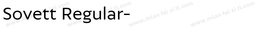 Sovett Regular字体转换